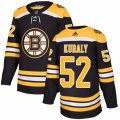 Boston Bruins #52 Sean Kuraly Premier Black Home NHL Jersey