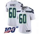 Seattle Seahawks #60 Phil Haynes White Vapor Untouchable Limited Player 100th Season Football Jersey