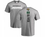 Jacksonville Jaguars #89 Josh Oliver Ash Backer T-Shirt