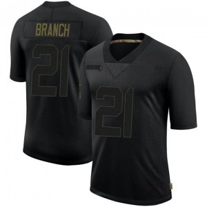 Las Vegas Raiders #21 Branch Black 2020 Salute to Service Limited Jersey