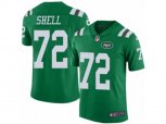 New York Jets #72 Brandon Shell Limited Green Rush Vapor Untouchable NFL Jersey