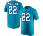 Carolina Panthers #22 Christian McCaffrey Blue Rush Pride Name & Number T-Shirt