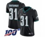 Philadelphia Eagles #31 Wilbert Montgomery Black Alternate Vapor Untouchable Limited Player 100th Season Football Jersey