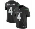 New York Jets #4 Lac Edwards Black Alternate Vapor Untouchable Limited Player Football Jersey