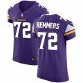 Minnesota Vikings #72 Mike Remmers Purple Team Color Vapor Untouchable Elite Player NFL Jersey