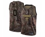Chicago Bulls #0 Coby White Swingman Camo Realtree Collection Basketball Jersey