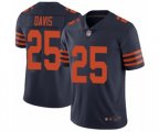 Chicago Bears #25 Mike Davis Limited Navy Blue Rush Vapor Untouchable Football Jersey