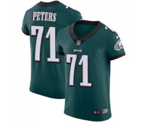 Philadelphia Eagles #71 Jason Peters Midnight Green Team Color Vapor Untouchable Elite Player Football Jersey