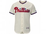 Philadelphia Phillies Majestic Blank Alternate Ivory Flex Base Authentic Collection Team Jersey