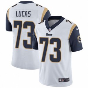 Los Angeles Rams #73 Cornelius Lucas White Vapor Untouchable Limited Player NFL Jersey