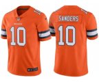 Denver Broncos #10 Emmanuel Sanders Orange Color Rush Limited Jersey
