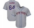 New York Mets Chris Flexen Replica Grey Road Cool Base Baseball Player Jersey