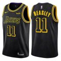 Los Angeles Lakers #11 Michael Beasley Swingman Black NBA Jersey - City Edition