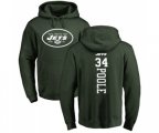 New York Jets #34 Brian Poole Green Backer Pullover Hoodie