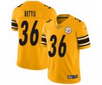 Pittsburgh Steelers #36 Jerome Bettis Limited Gold Inverted Legend Football Jersey