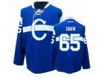 Montreal Canadiens #65 Andrew Shaw Authentic Blue Third NHL Jersey