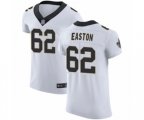 New Orleans Saints #62 Nick Easton White Vapor Untouchable Elite Player Football Jersey