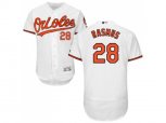 Baltimore Orioles #28 Colby Rasmus White Flexbase Authentic Collection Stitched MLB Jersey