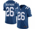 Indianapolis Colts #26 Clayton Geathers Royal Blue Team Color Vapor Untouchable Limited Player Football Jersey
