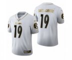 Pittsburgh Steelers #19 JuJu Smith-Schuster Limited White Golden Edition Football Jersey