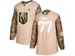 Vegas Golden Knights #77 Brad Hunt Camo Authentic Veterans Day Stitched NHL Jersey