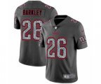 New York Giants #26 Saquon Barkley Limited Gray Static Fashion Limited Football Jersey