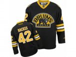 Reebok Boston Bruins #42 David Backes Authentic Black Third NHL Jersey