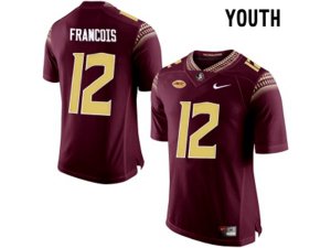 2016 Youth Florida State Seminoles Deondre Francois #12 College Football Jersey - Red