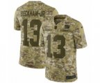 New York Giants #13 Odell Beckham Jr Limited Camo 2018 Salute to Service NFL Jersey