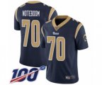 Los Angeles Rams #70 Joseph Noteboom Navy Blue Team Color Vapor Untouchable Limited Player 100th Season Football Jersey