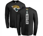 Jacksonville Jaguars #6 Cody Kessler Black Backer Long Sleeve T-Shirt