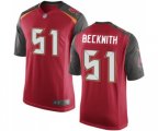 Tampa Bay Buccaneers #51 Kendell Beckwith Game Red Team Color Football Jersey