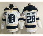 MLB detroit tigers #28 martinez white jerseys[pullover hooded sweatshirt]