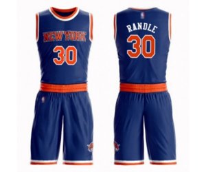 New York Knicks #30 Julius Randle Swingman Royal Blue Basketball Suit Jersey - Icon Edition