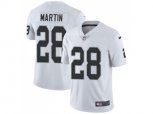 Oakland Raiders #28 Doug Martin White Men Stitched NFL Vapor Untouchable Limited Jersey
