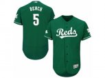 Cincinnati Reds #5 Johnny Bench Green Celtic Flexbase Authentic Collection MLB Jersey