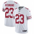 San Francisco 49ers #23 Will Redmond White Vapor Untouchable Limited Player NFL Jersey