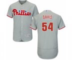 Philadelphia Phillies Austin Davis Grey Road Flex Base Authentic Collection Baseball Player Jersey