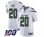 New York Jets #20 Marcus Maye White Vapor Untouchable Limited Player 100th Season Football Jersey
