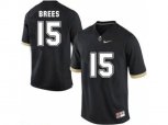 Purdue Boilermakers Drew Brees #15 College Football Jersey - Black