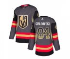 Vegas Golden Knights #84 Mikhail Grabovski Authentic Black Drift Fashion NHL Jersey