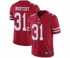 San Francisco 49ers #31 Raheem Mostert Red Team Color Vapor Untouchable Limited Player Football Jersey