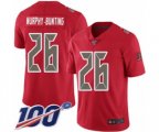 Tampa Bay Buccaneers #26 Sean Murphy-Bunting Limited Red Rush Vapor Untouchable 100th Season Football Jersey