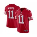 San Francisco 49ers #11 Brandon Aiyuk 2022 New Scarlet Vapor Untouchable Limited Stitched Football Jersey