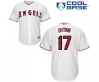 Los Angeles Angels of Anaheim #17 Shohei Ohtani Replica White Home Cool Base Baseball Jersey