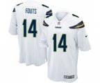Los Angeles Chargers #14 Dan Fouts Game White Football Jersey