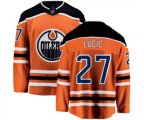 Edmonton Oilers #27 Milan Lucic Fanatics Branded Orange Home Breakaway NHL Jersey