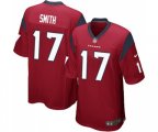 Houston Texans #17 Vyncint Smith Game Red Alternate Football Jersey