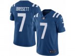 Indianapolis Colts #7 Jacoby Brissett Royal Blue Team Color Vapor Untouchable Limited Player NFL Jersey