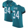 Jacksonville Jaguars #34 Carlos Hyde Teal Green Alternate Vapor Untouchable Elite Player NFL Jersey